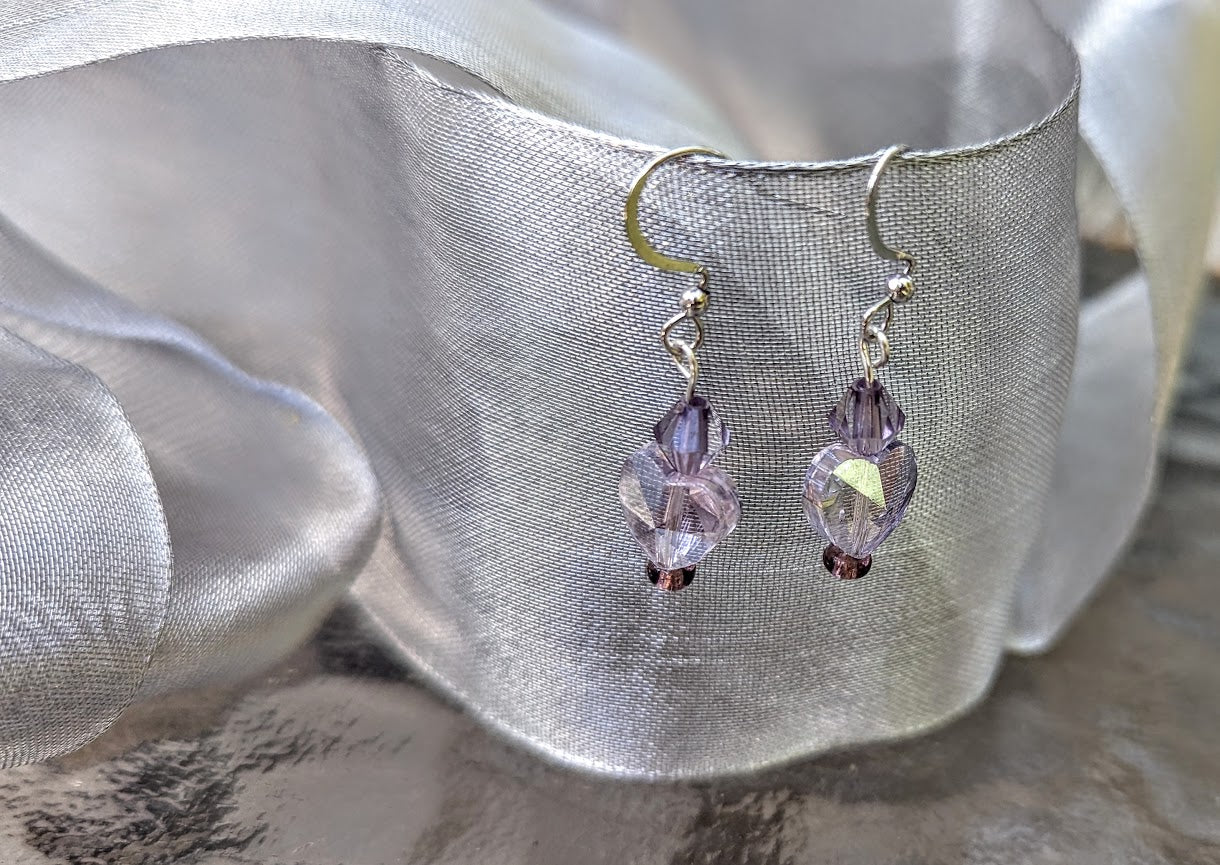 Crystal Heart Earrings