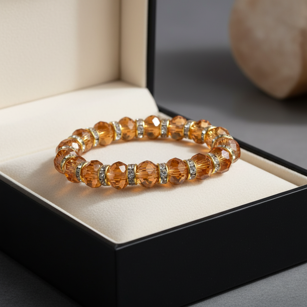 Golden Crystal Bracelet