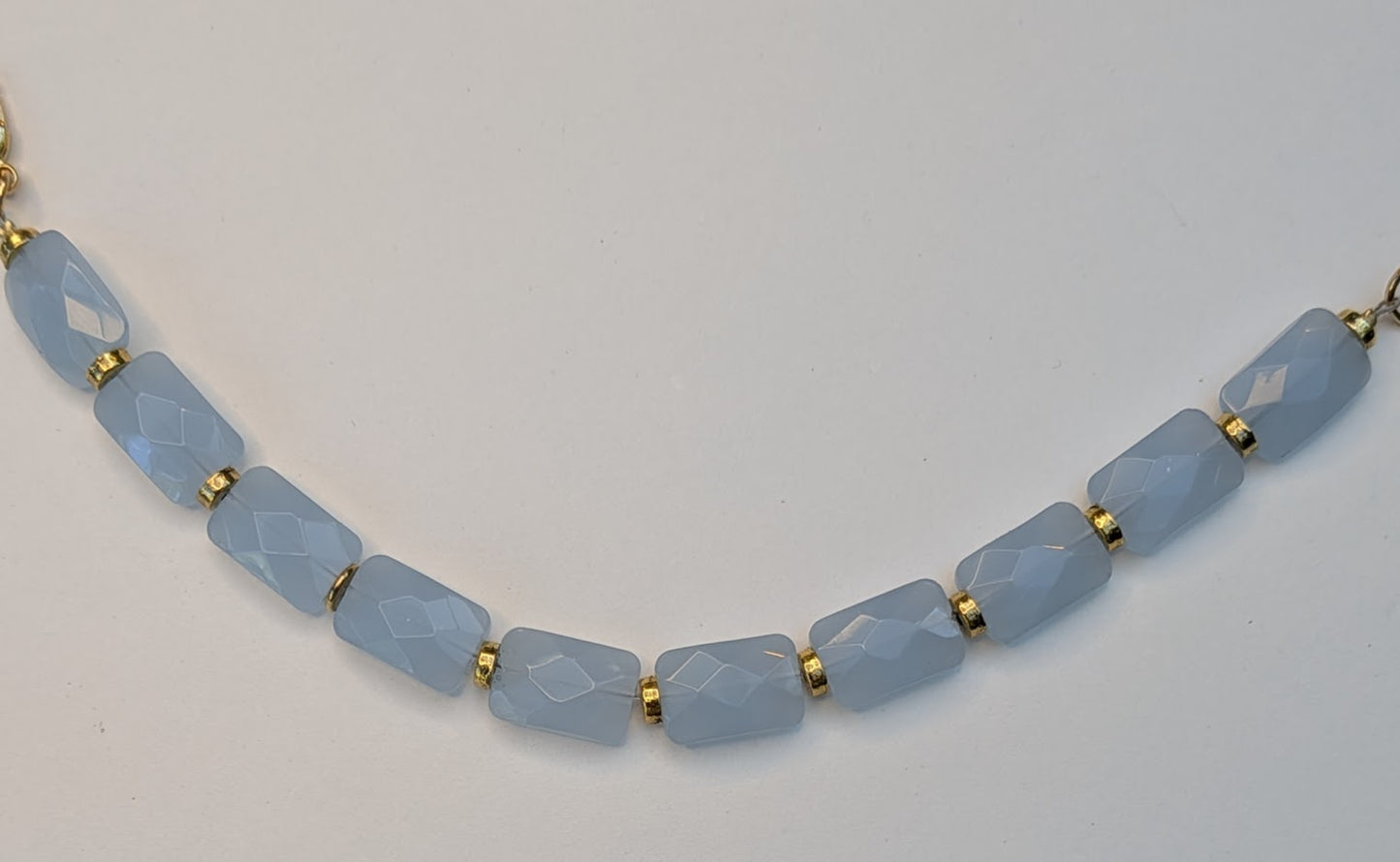 Blue Chalcedony Bracelest