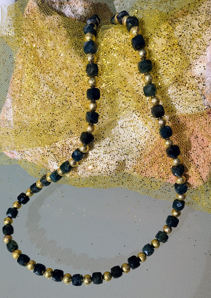 Green and Gold Necklace