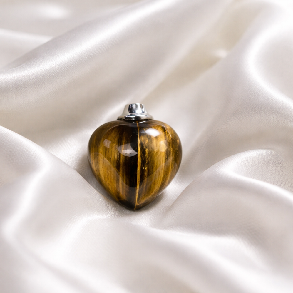 Tiger Eye Gemstone Aromatherapy Necklace